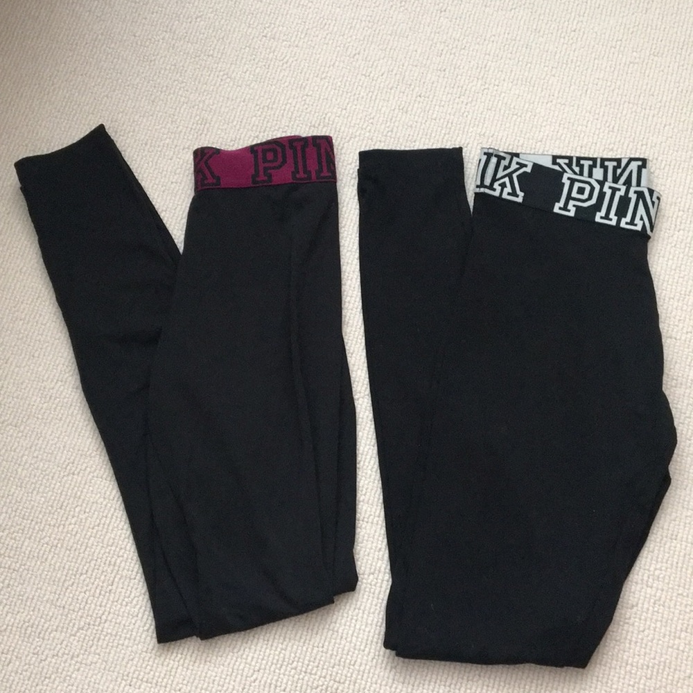 Two Pairs VS PINK leggings